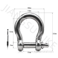 Stainless steel bow shape shackle 304/316